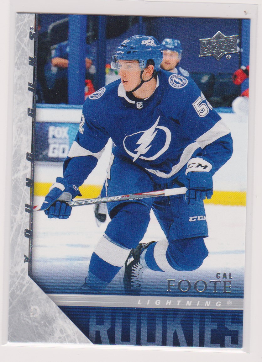 2020-21 Upper Deck '05-06 Upper Deck Tribute #T85 Cal Foote YG (image for) 2020-21 Upper Deck '05-06 Upper Deck Tribute #T85 Cal Foote YG